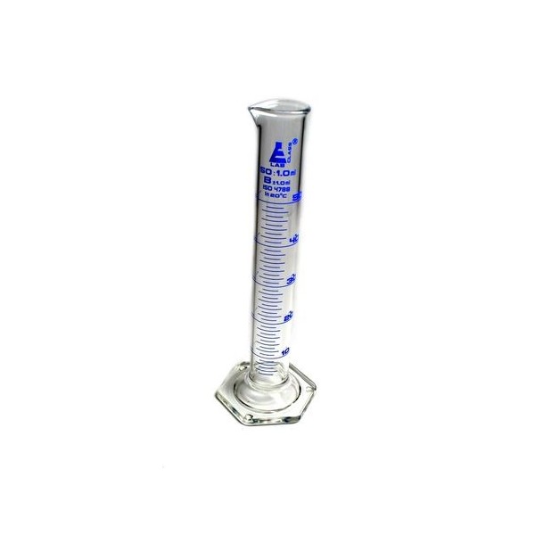 Aliejų matavimo cilindras 50 ml Aliejų matavimo cilindras 50 ml
