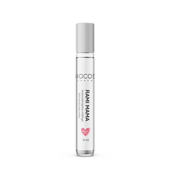 "Rami mama" Aromaterapinis tepamas mišinys roletėje 10 ml. "Rami mama" Aromaterapinis tepamas mišinys roletėje 10 ml.
