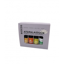 ATSIPALAIDUOK natūralių eterinių aliejų rinkinys